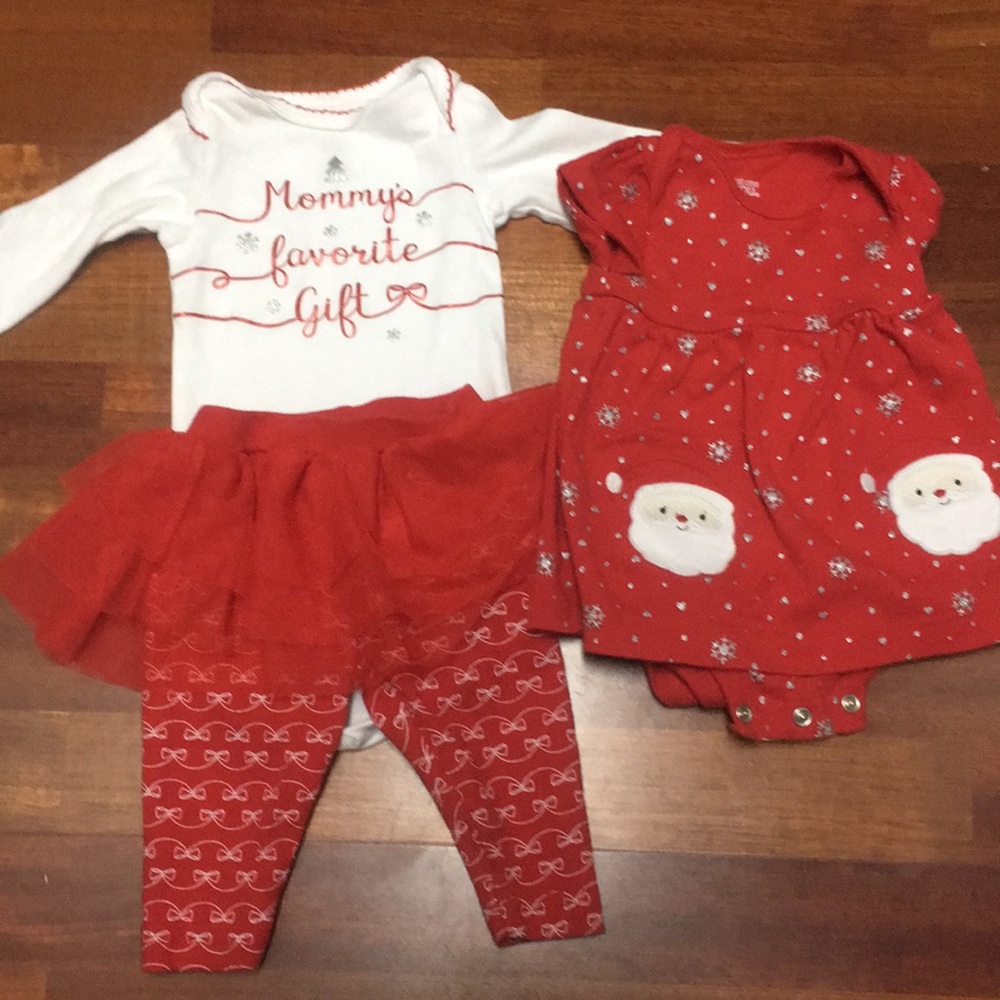 Carters just one you Christmas outfits-girls